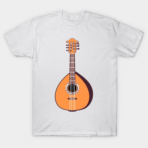 Lute T-Shirt by Critical Stickers